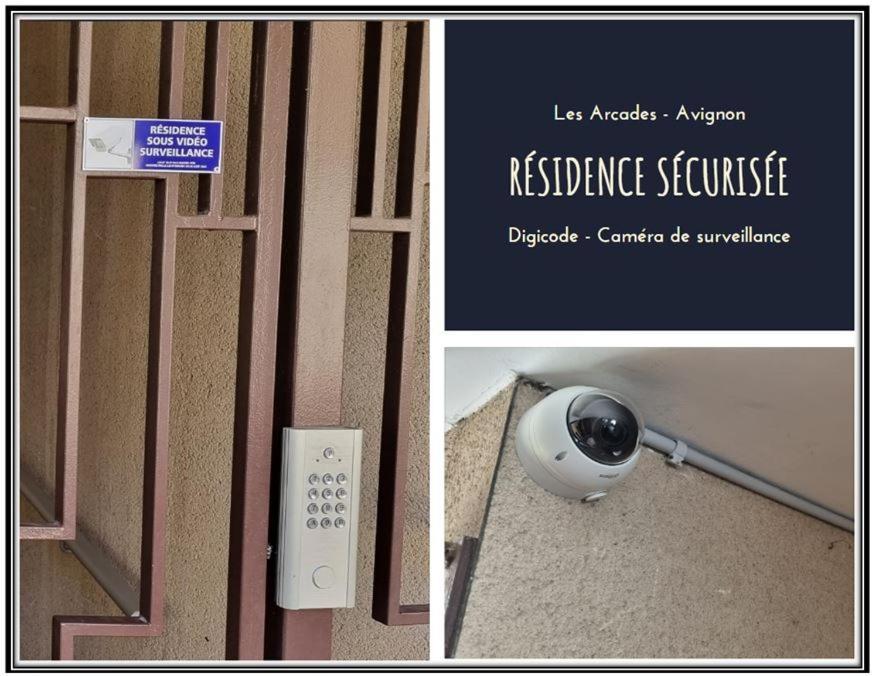 Les Arcades - Wifi - Intra Muros Of Avignon - Balcony - 45M2 Kültér fotó